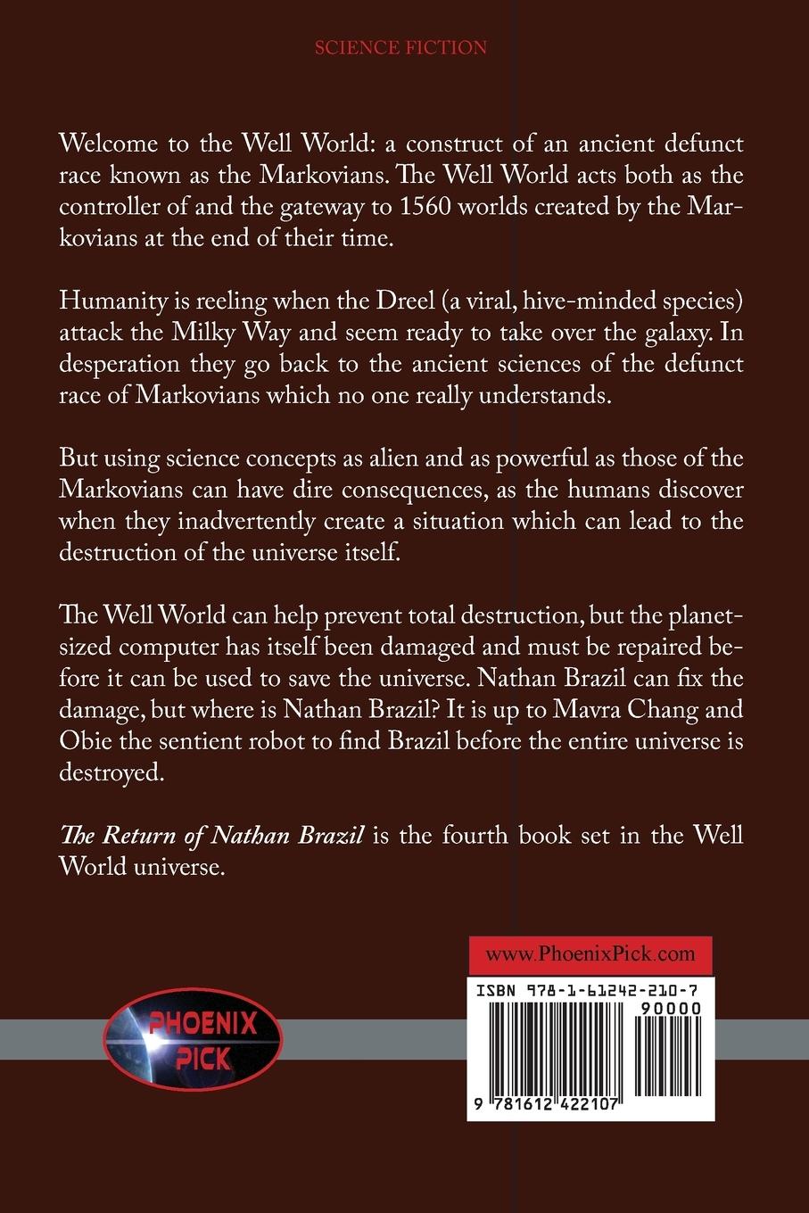 Rückseitencover The Return of Nathan Brazil (Well World Saga