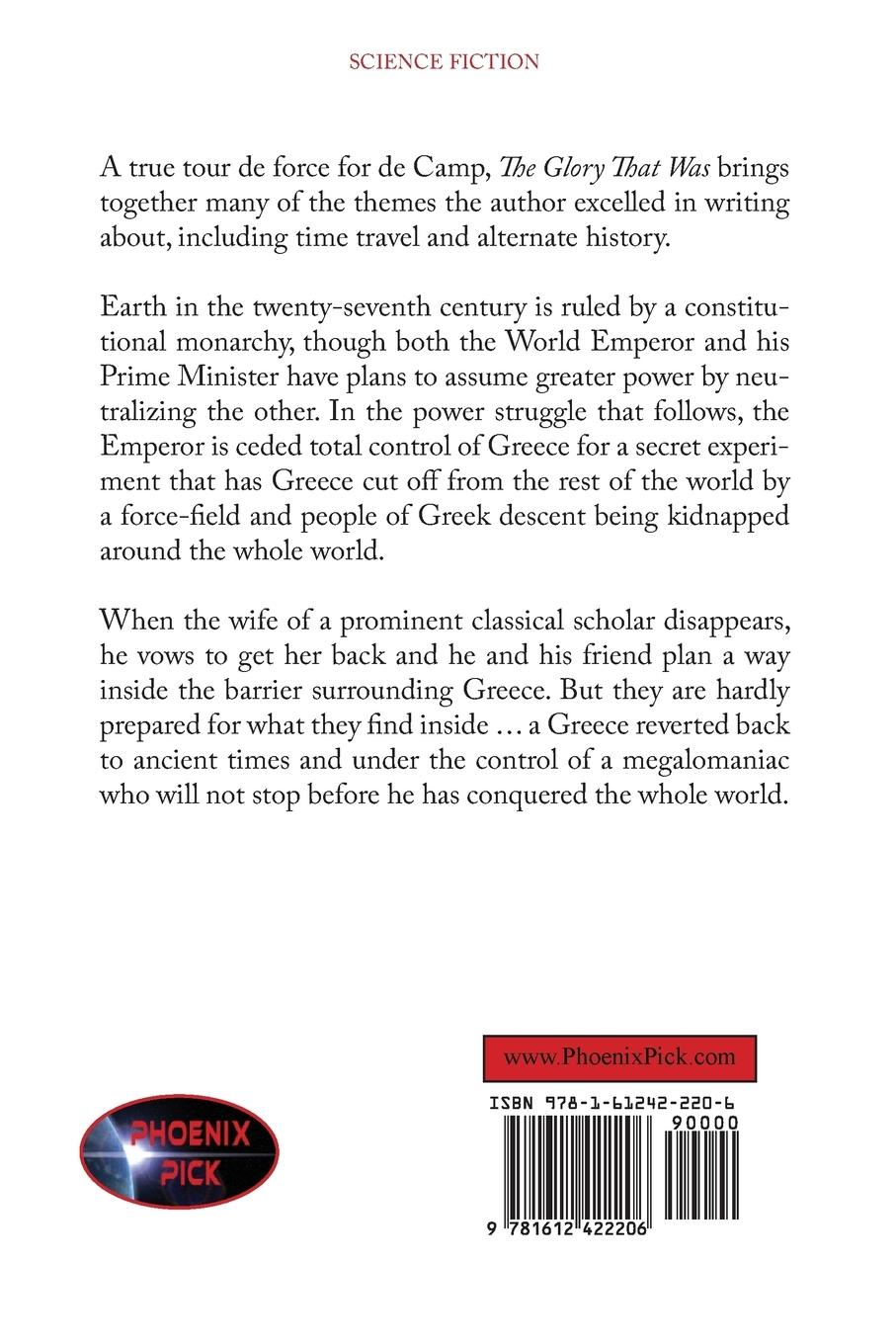 Rückseitencover The Glory That Was