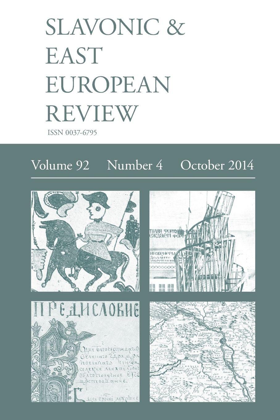 Vorderes Coverbild Slavonic & East European Review (92