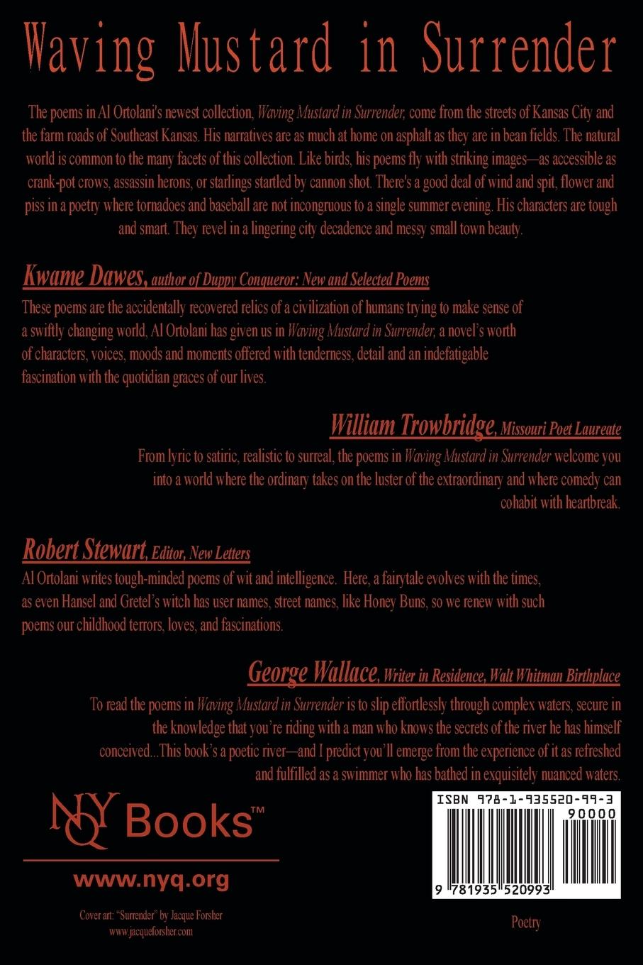 Rückseitencover Waving Mustard in Surrender