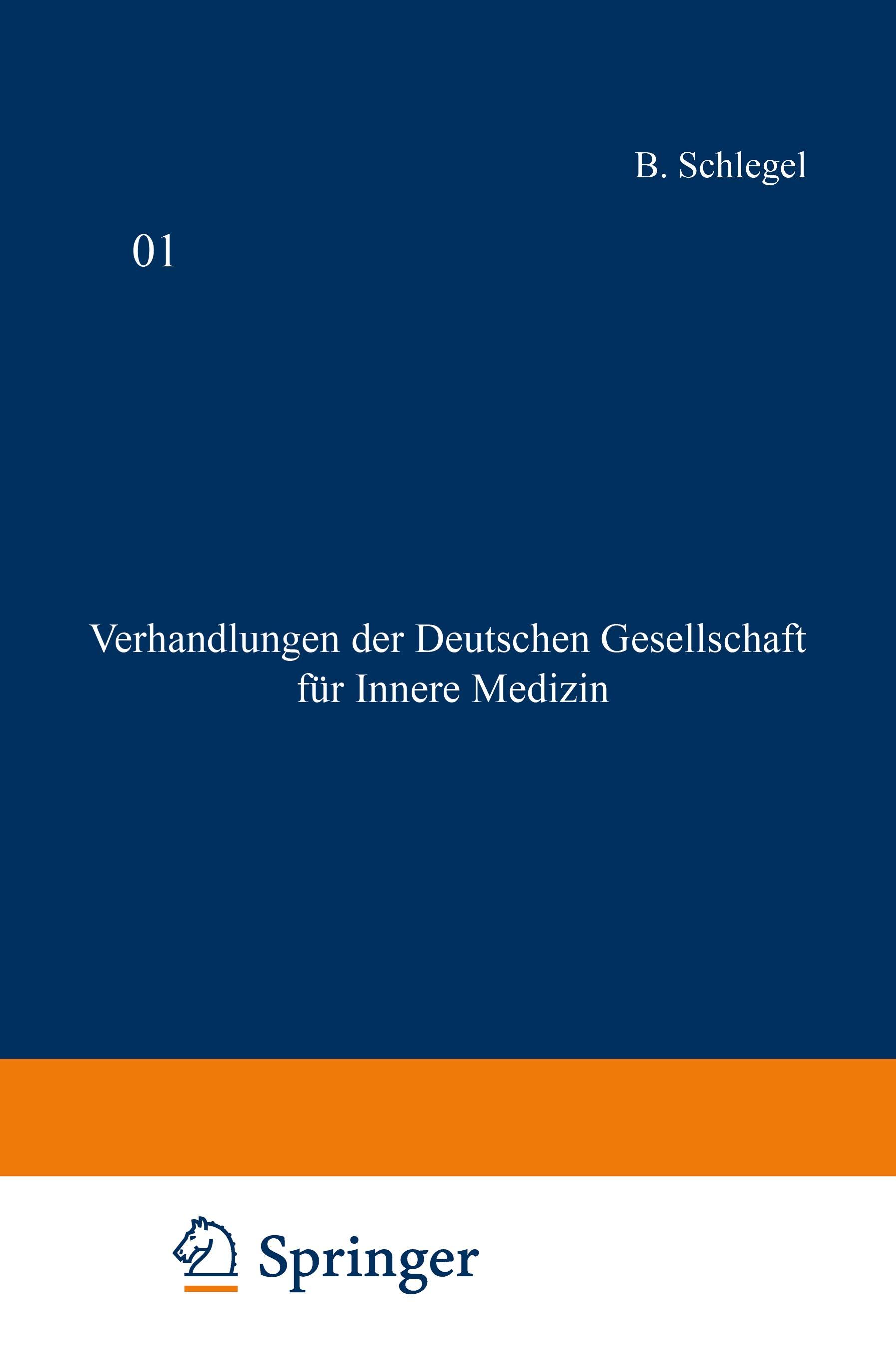 Vorderes Coverbild Verhandlungen der Deutschen Gesellschaft für Innere Medizin