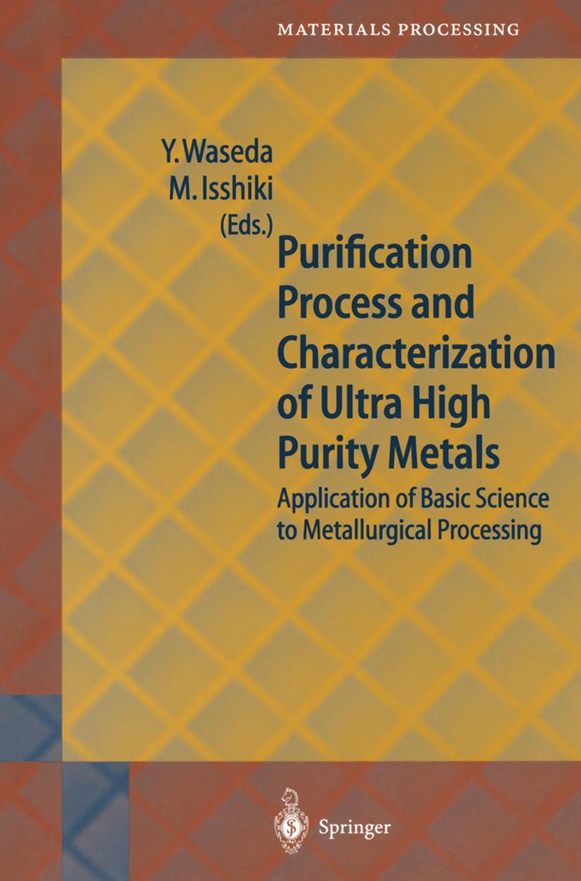 Vorderes Coverbild Purification Process and Characterization of Ultra High Purity Metals