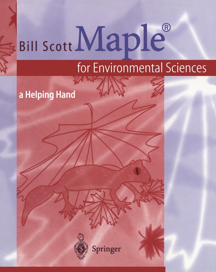Vorderes Coverbild Maple® for Environmental Sciences
