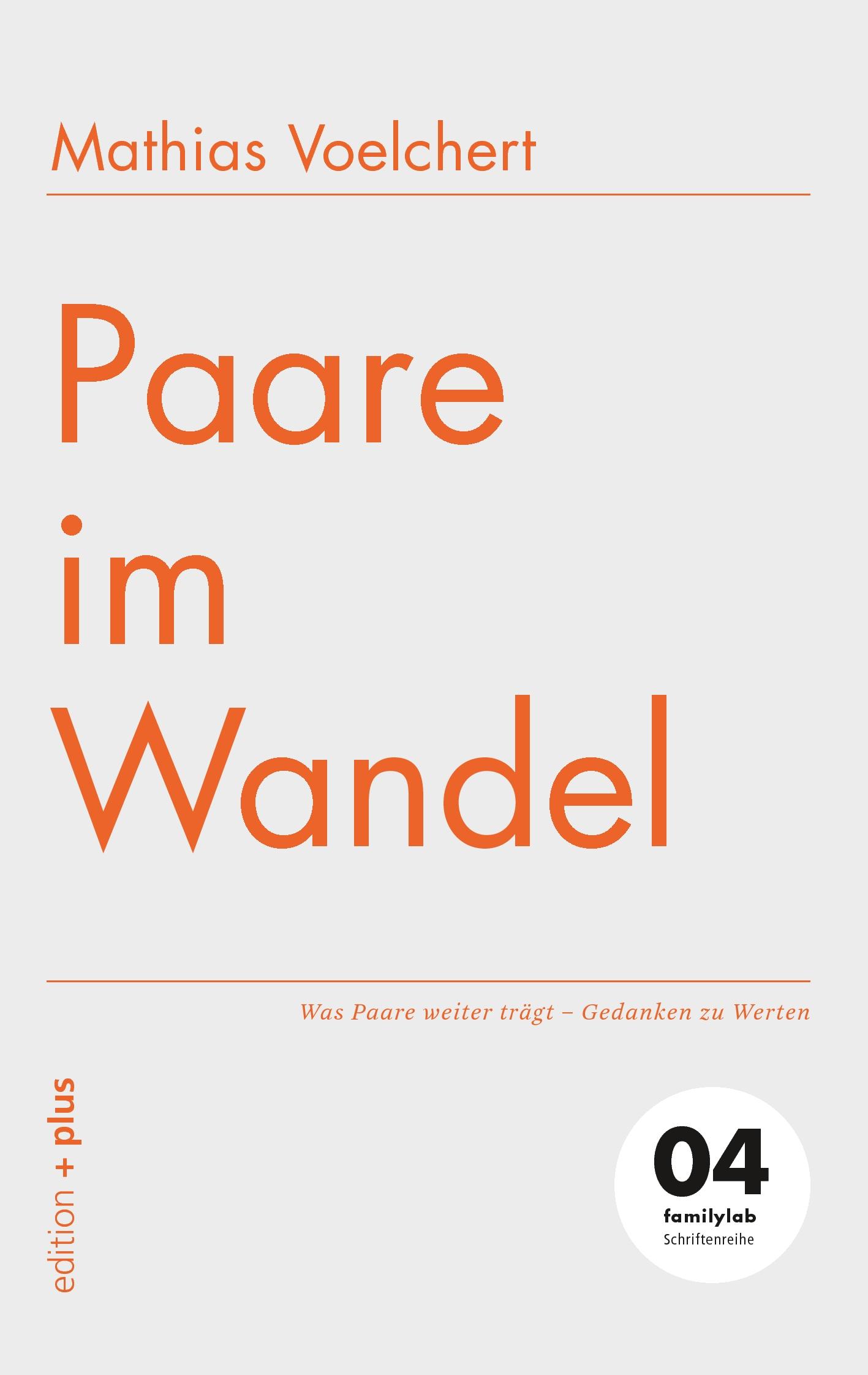 Vorderes Coverbild Paare im Wandel