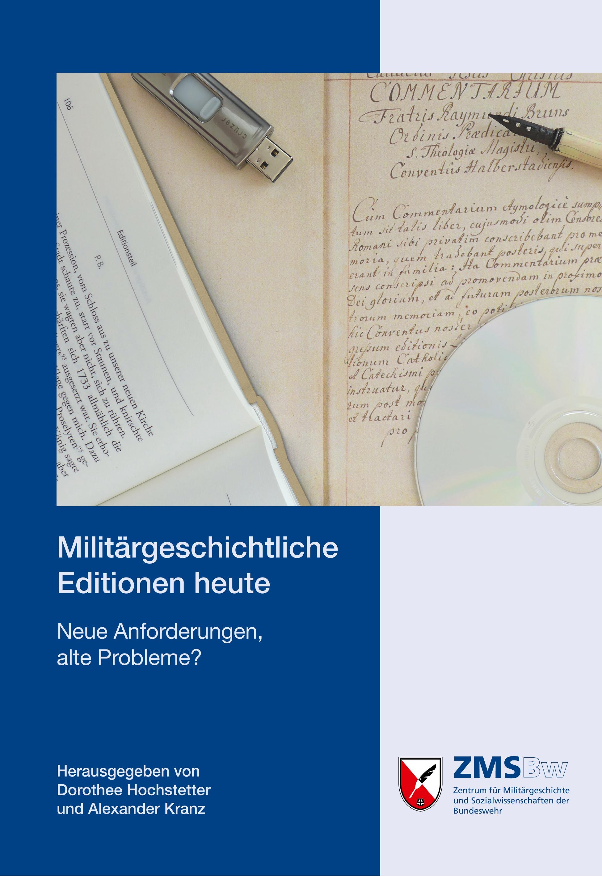 Vorderes Coverbild Militärgeschichtliche Editionen heute