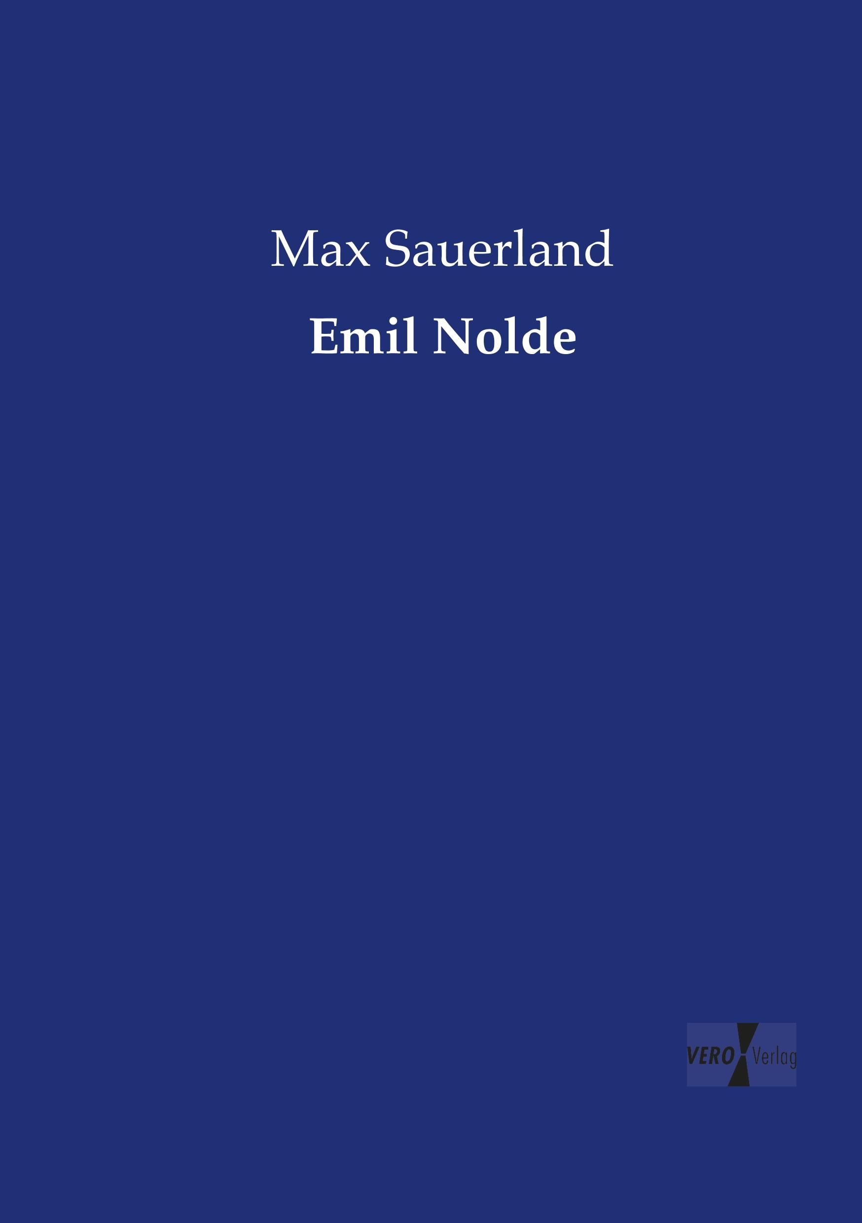 Vorderes Coverbild Emil Nolde