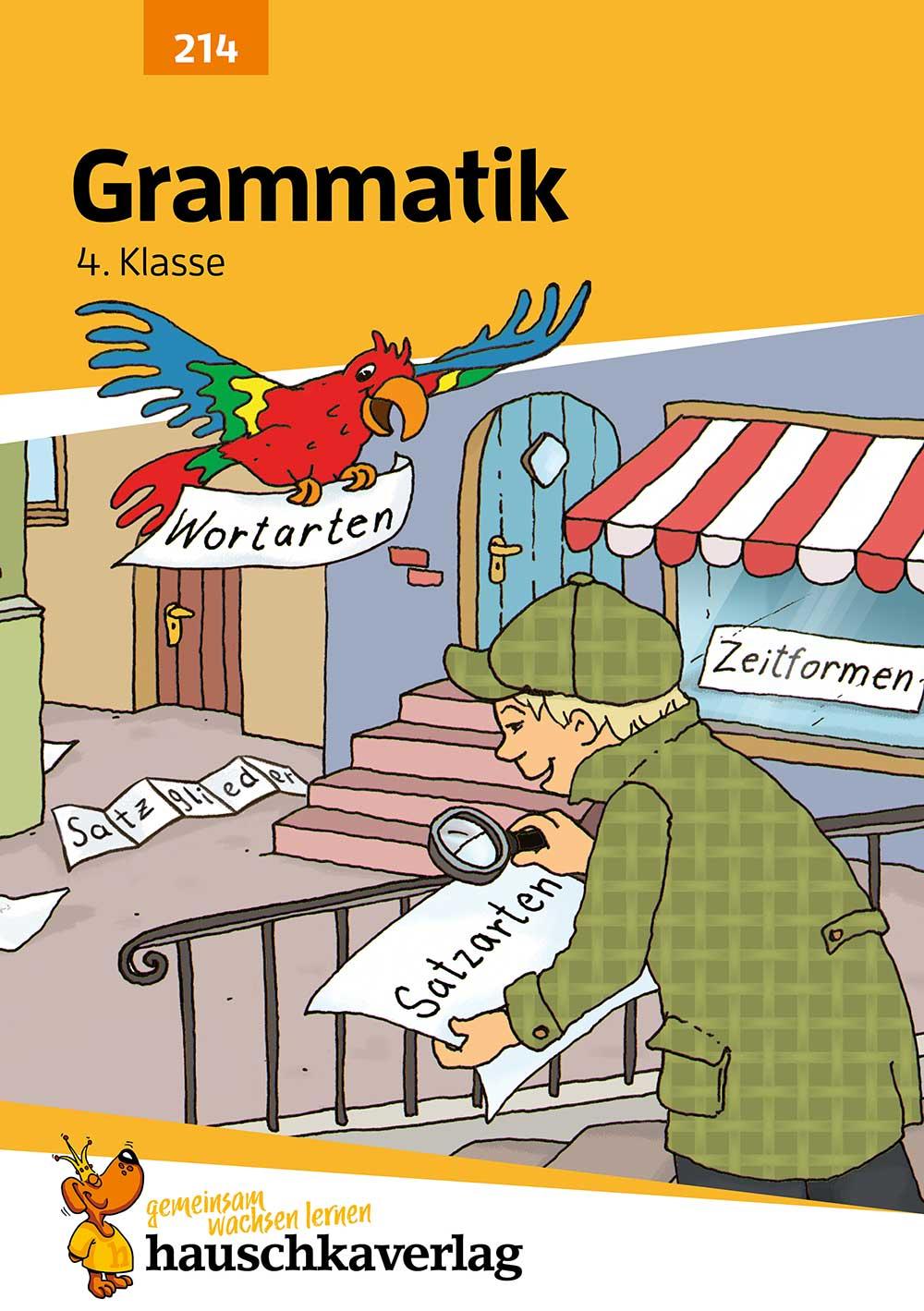 Vorderes Coverbild Grammatik 4. Klasse