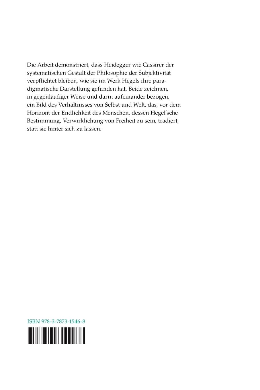 Rückseitencover Selbst und Welt