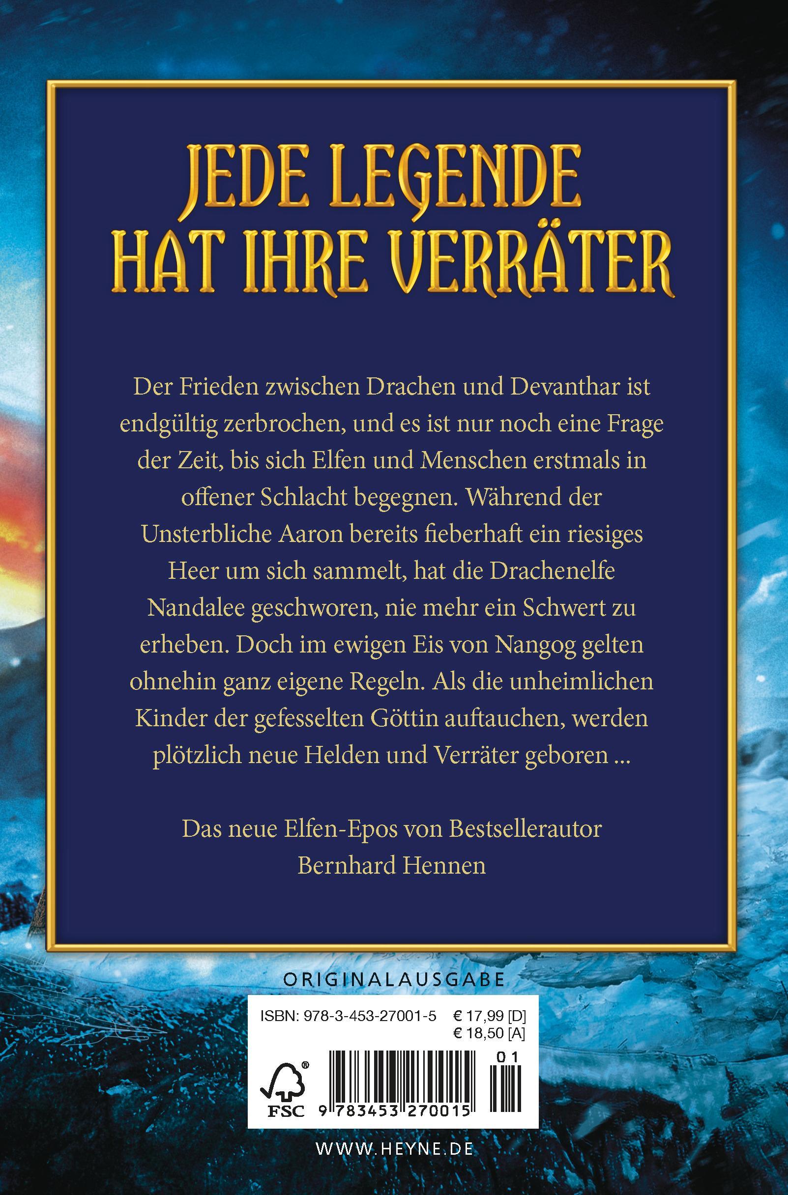 Rückseitencover Drachenelfen 04 - Die letzten Eiskrieger