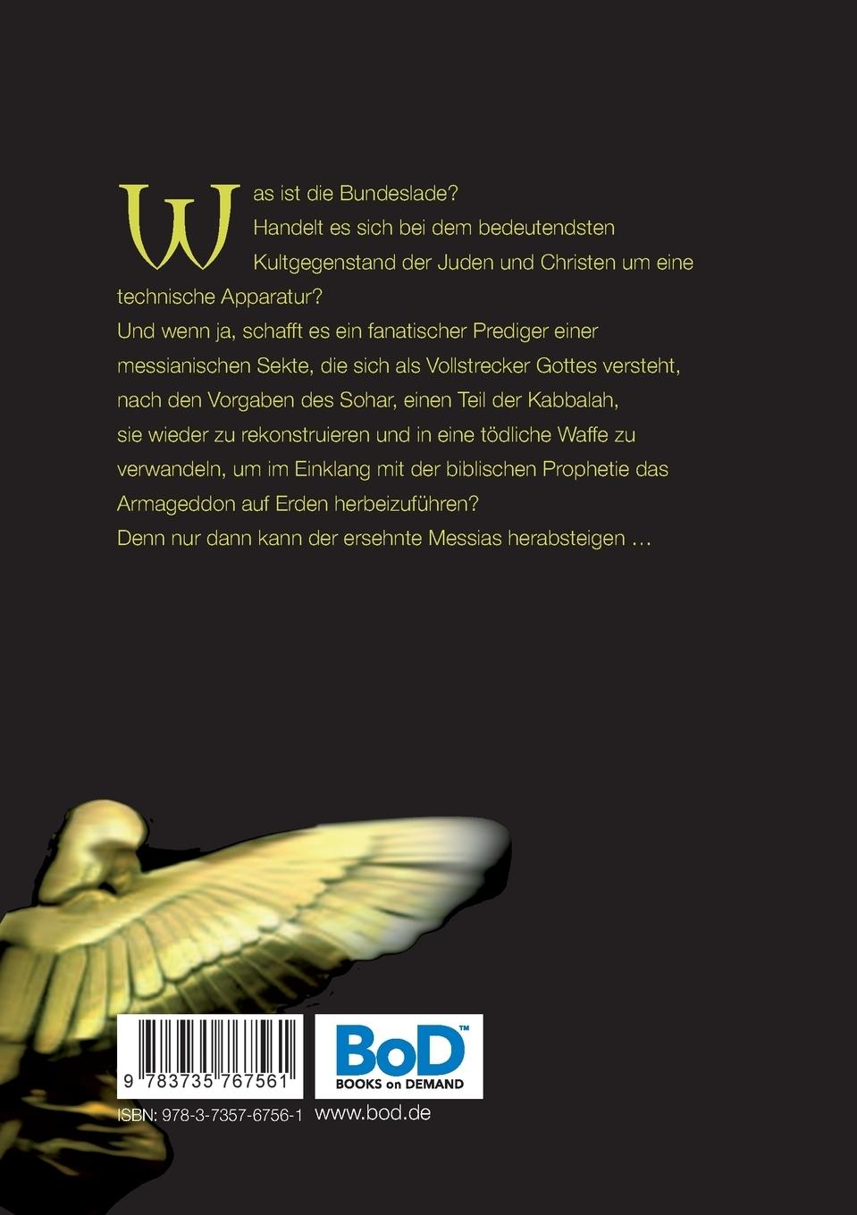 Rückseitencover Geheimprojekt Bundeslade