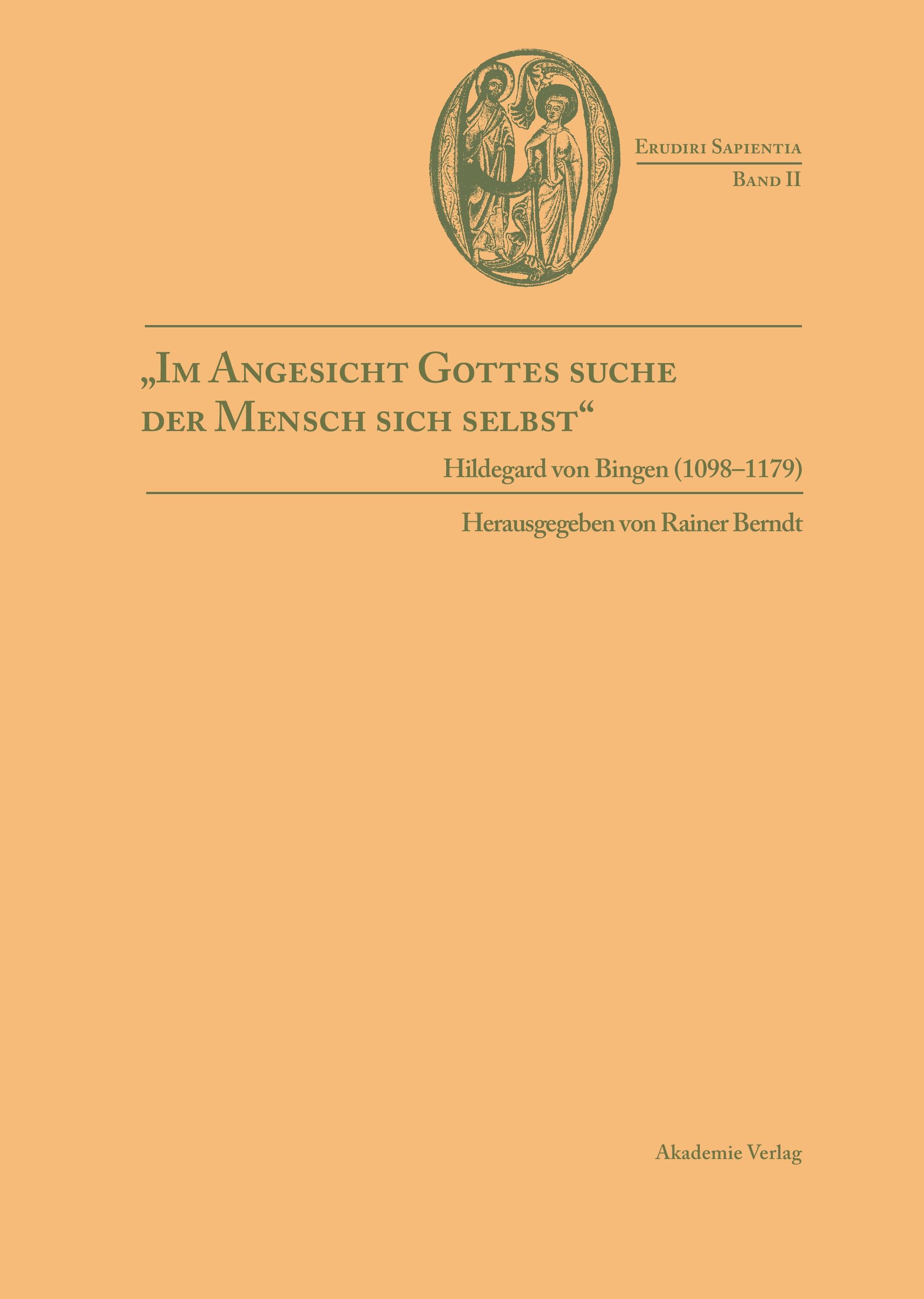 Vorderes Coverbild "Im Angesicht Gottes suche der Mensch sich selbst"