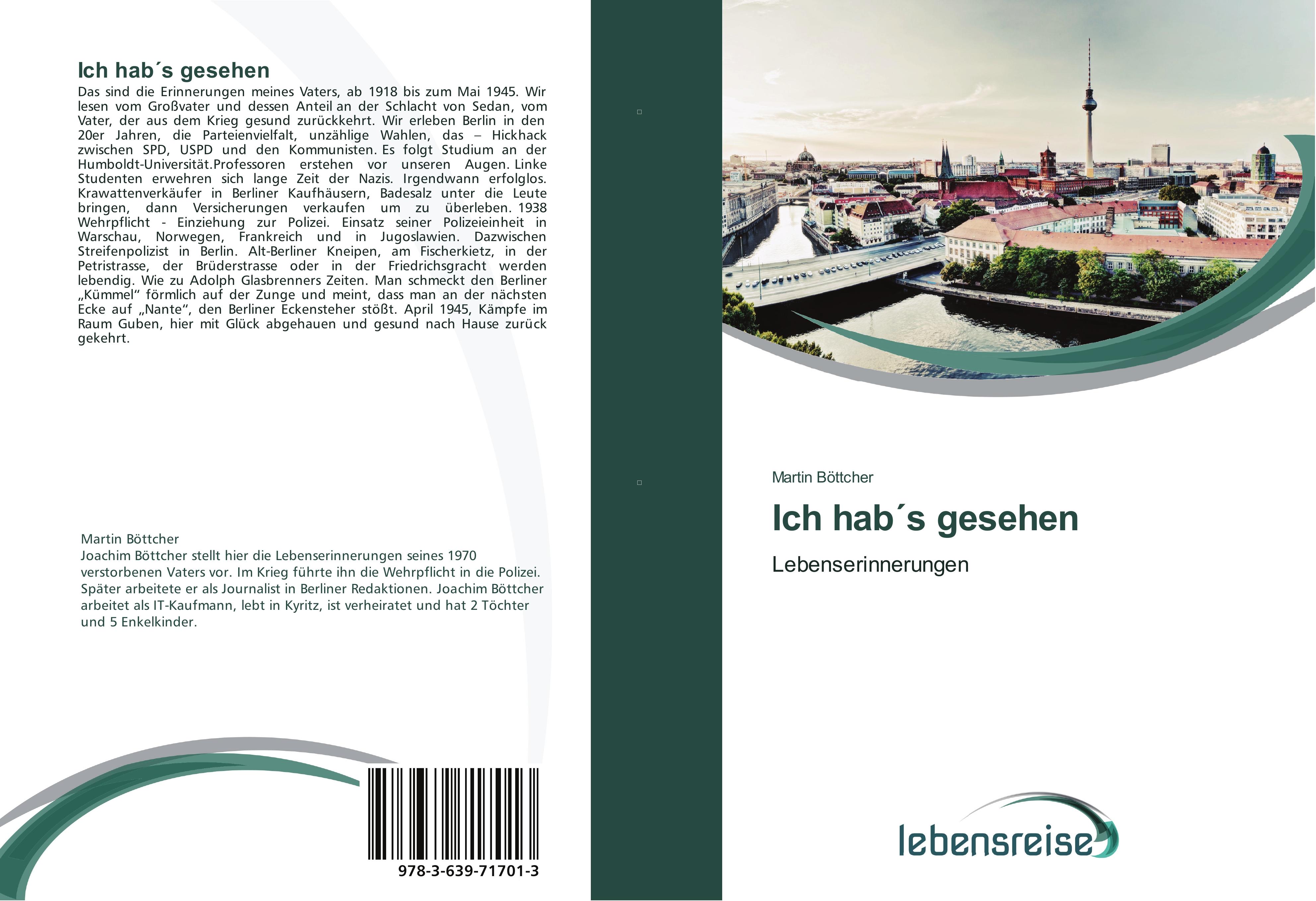 Vorderes Coverbild Ich hab´s gesehen