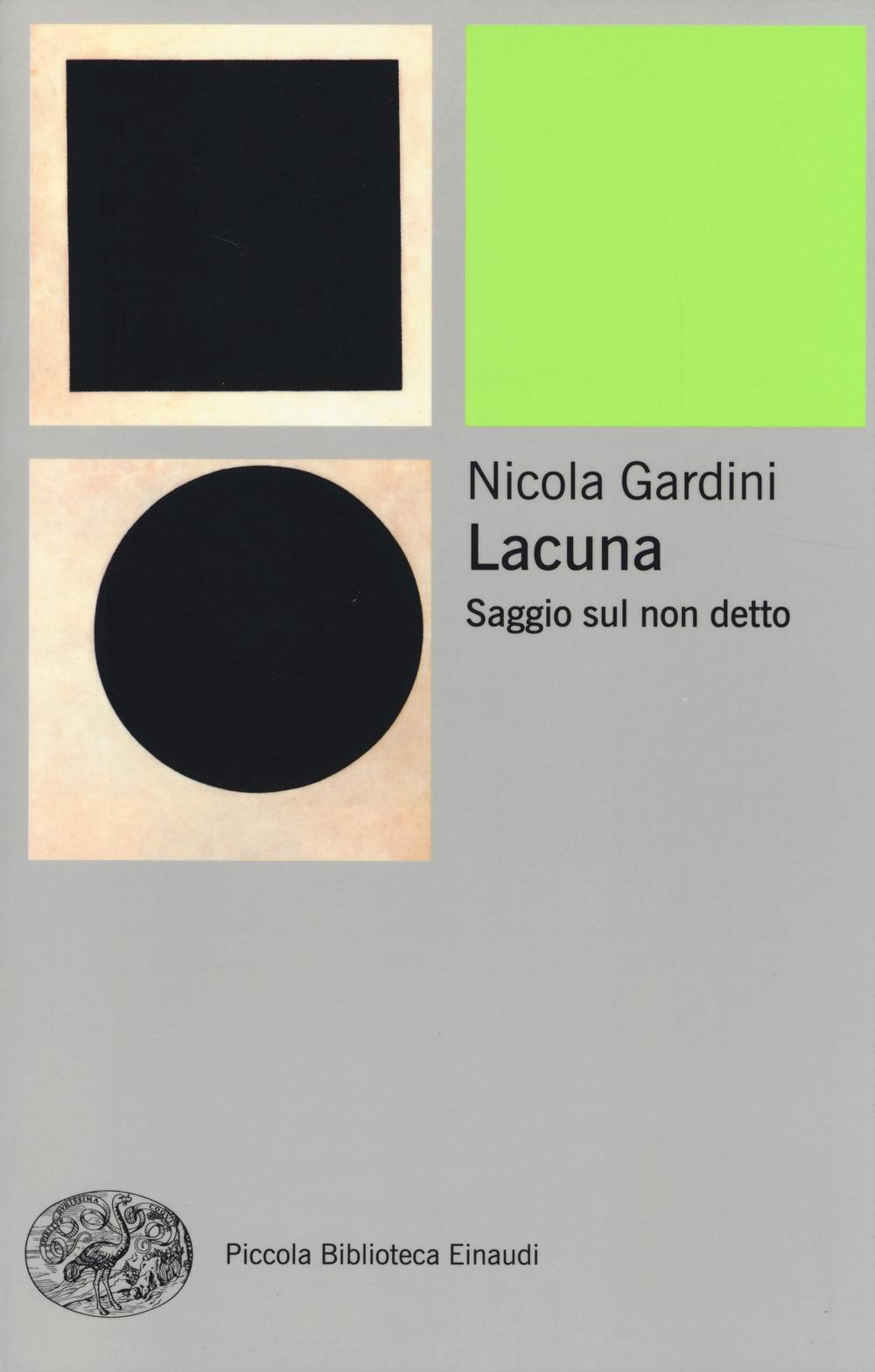 Vorderes Coverbild Lacuna. Saggio sul non detto