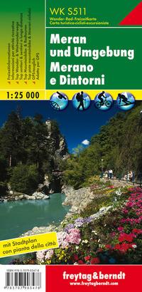 Vorderes Coverbild Meran und Umgebung 1 : 25 000