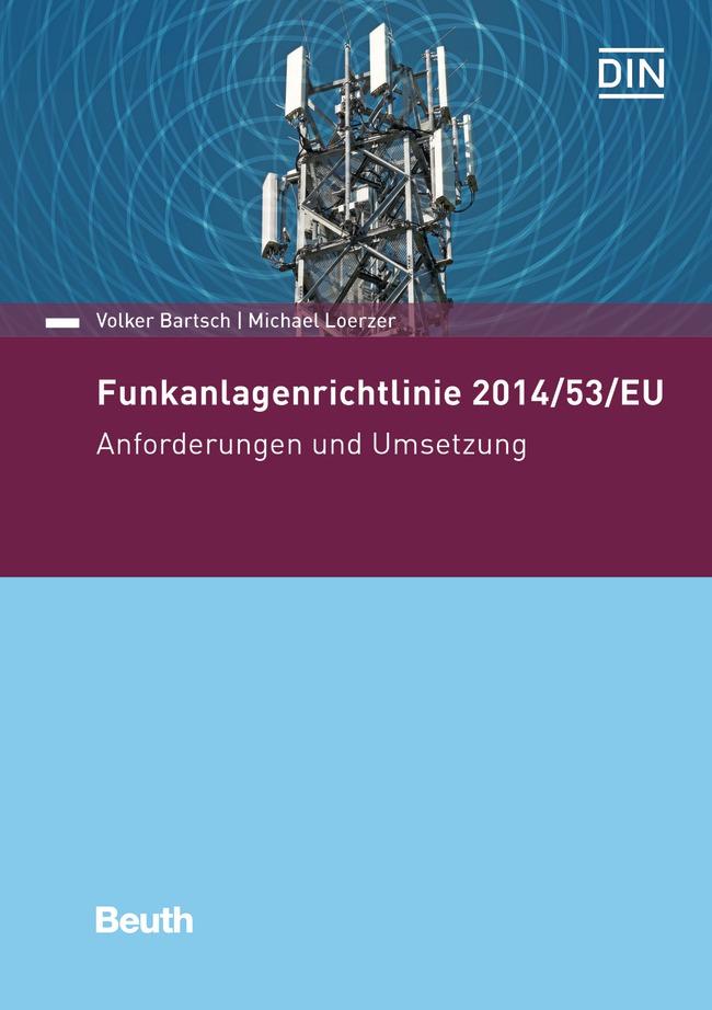 Vorderes Coverbild Funkanlagenrichtlinie 2014/53/EU