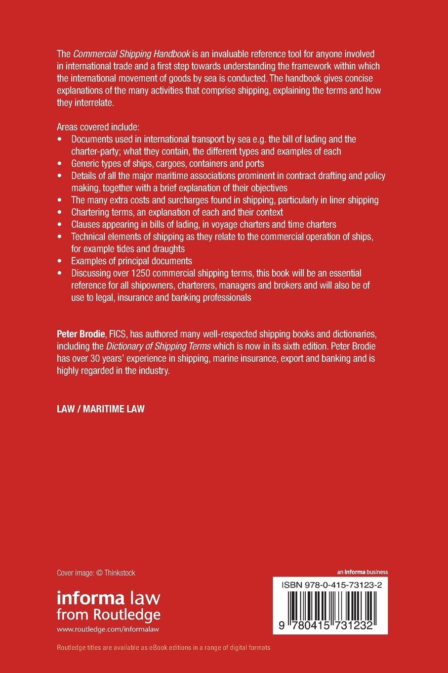 Rückseitencover Commercial Shipping Handbook