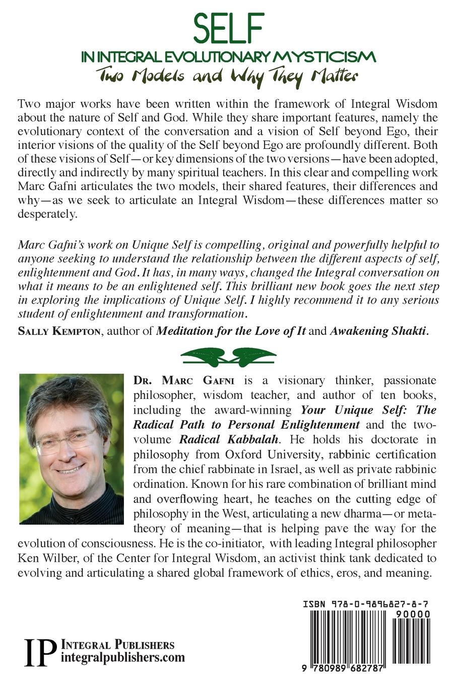 Rückseitencover Self in Integral Evolutionary Mysticism