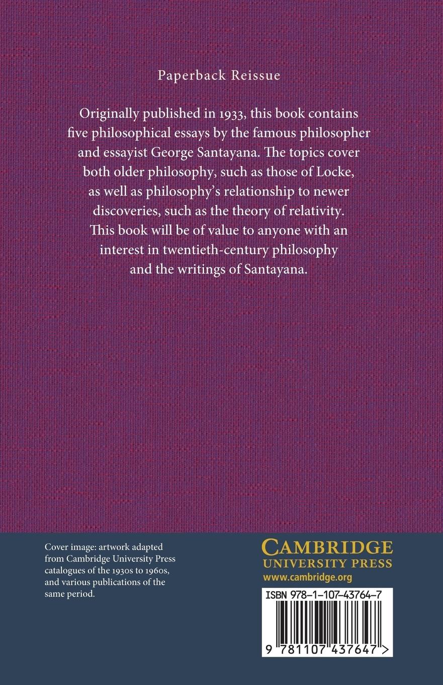 Rückseitencover Some Turns of Thought in Modern Philosophy