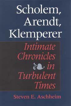 Vorderes Coverbild Scholem, Arendt, Klemperer