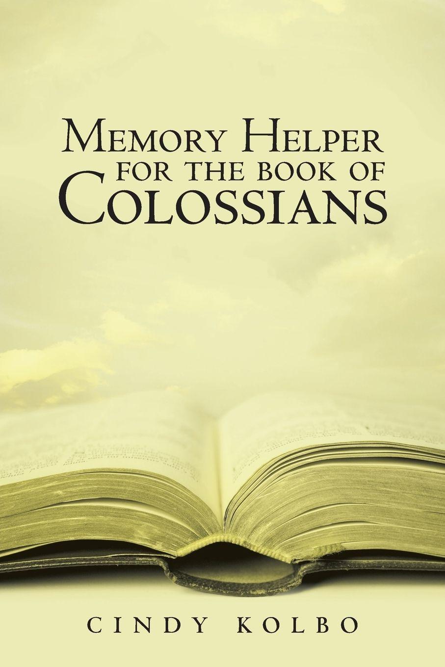 Vorderes Coverbild Memory Helper for the Book of Colossians
