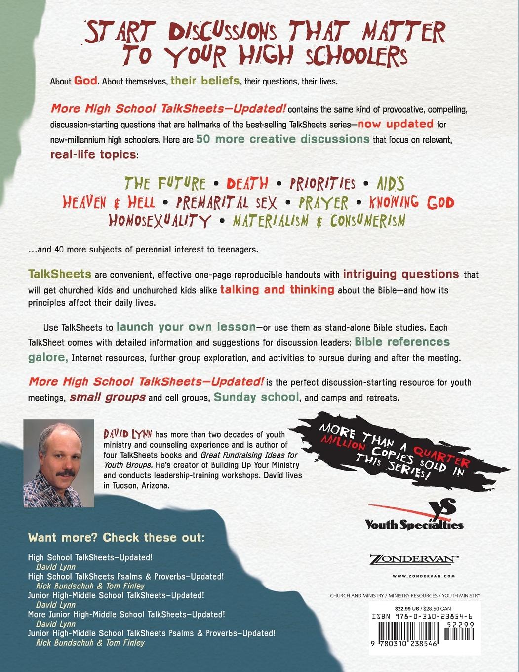 Rückseitencover More High School Talksheets-Updated!