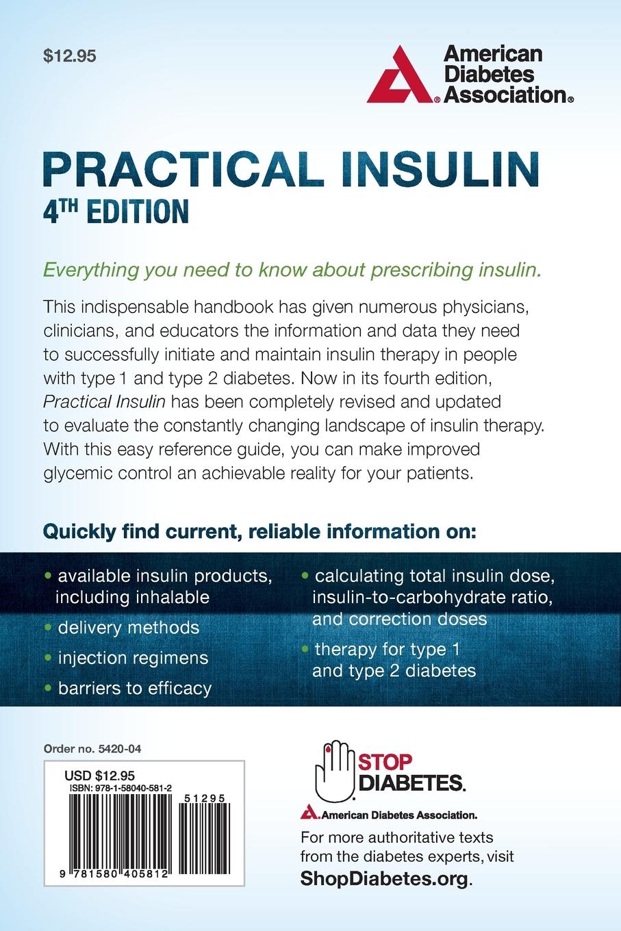 Rückseitencover Practical Insulin