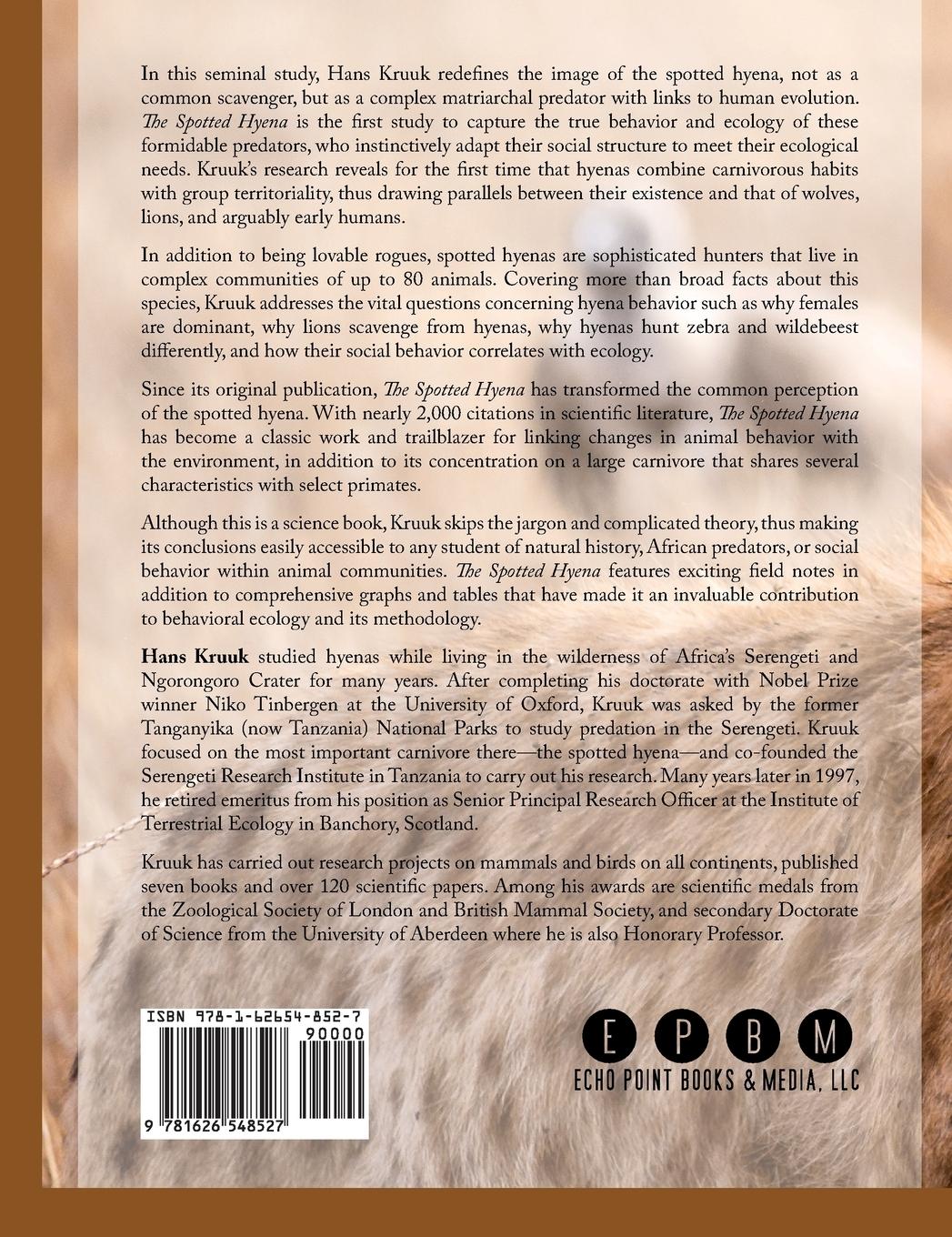 Rückseitencover The Spotted Hyena