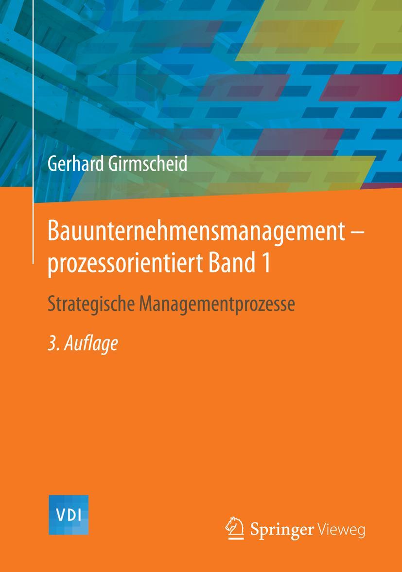Vorderes Coverbild Bauunternehmensmanagement-prozessorientiert Band 1