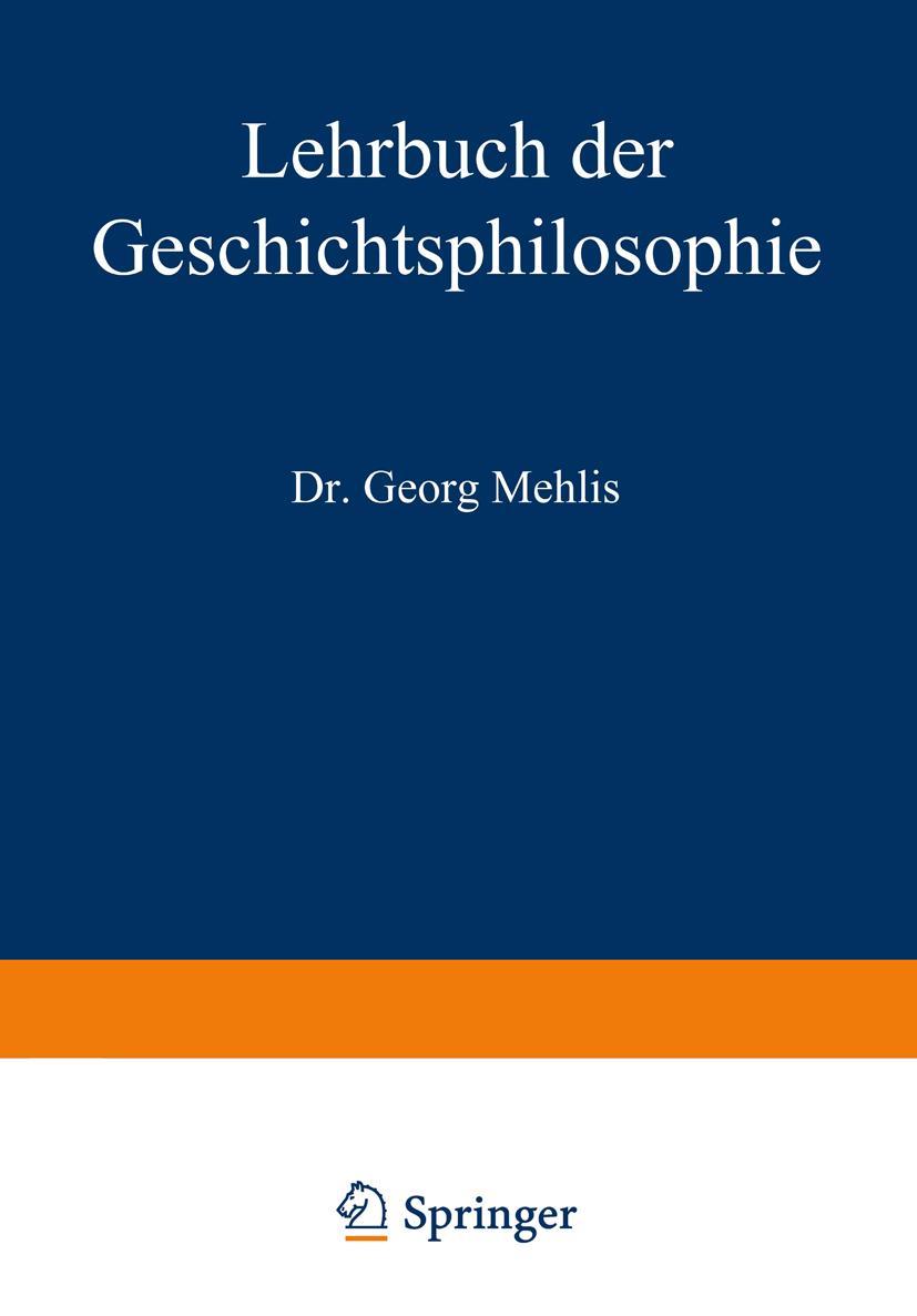 Vorderes Coverbild Lehrbuch der Geschichtsphilosophie