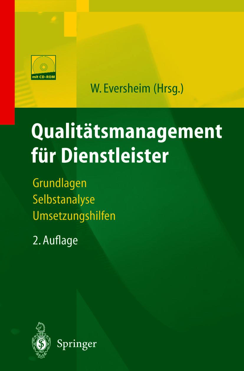 Vorderes Coverbild Qualitätsmanagement für Dienstleister