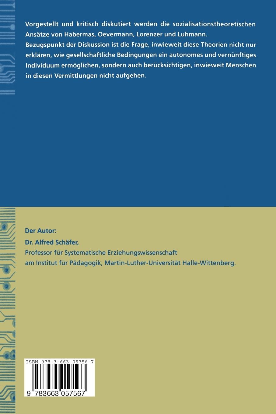 Rückseitencover Vermittlung und Alterität