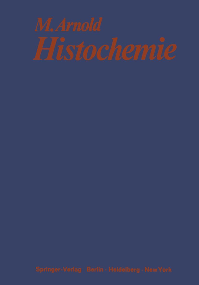 Vorderes Coverbild Histochemie