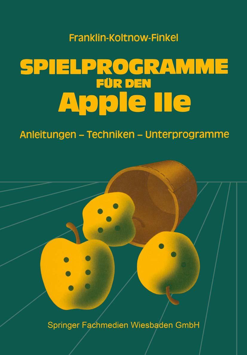 Vorderes Coverbild Spielprogramme für den APPLE IIe