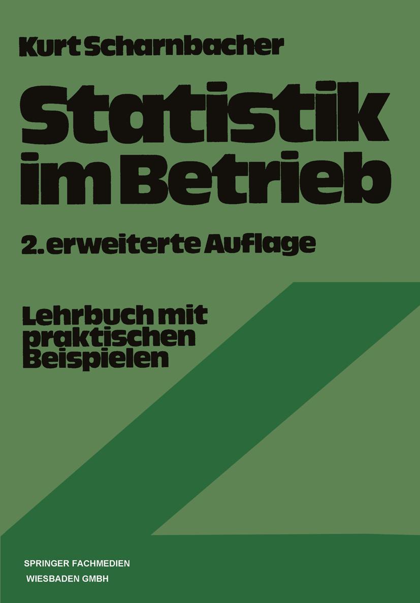Vorderes Coverbild Statistik im Betrieb
