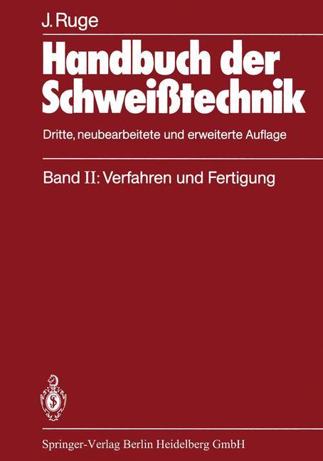 Vorderes Coverbild Handbuch der Schweißtechnik
