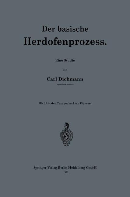 Vorderes Coverbild Der basische Herdofenprozess