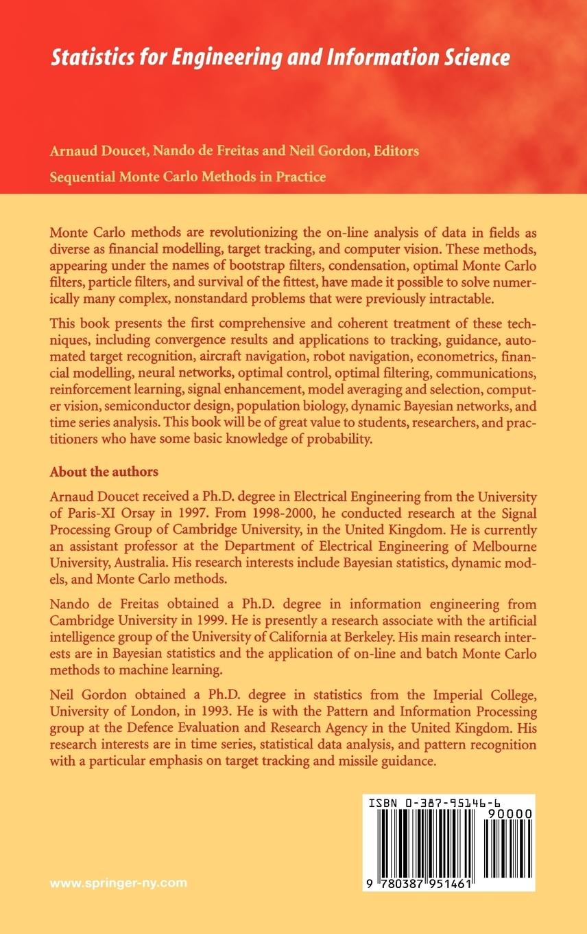 Rückseitencover Sequential Monte Carlo Methods in Practice