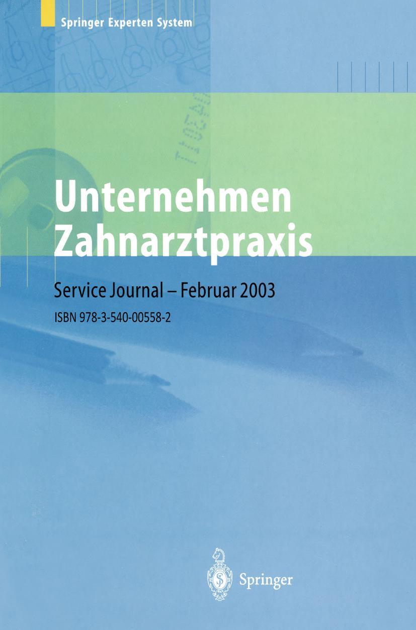 Vorderes Coverbild Unternehmen Zahnarztpraxis
