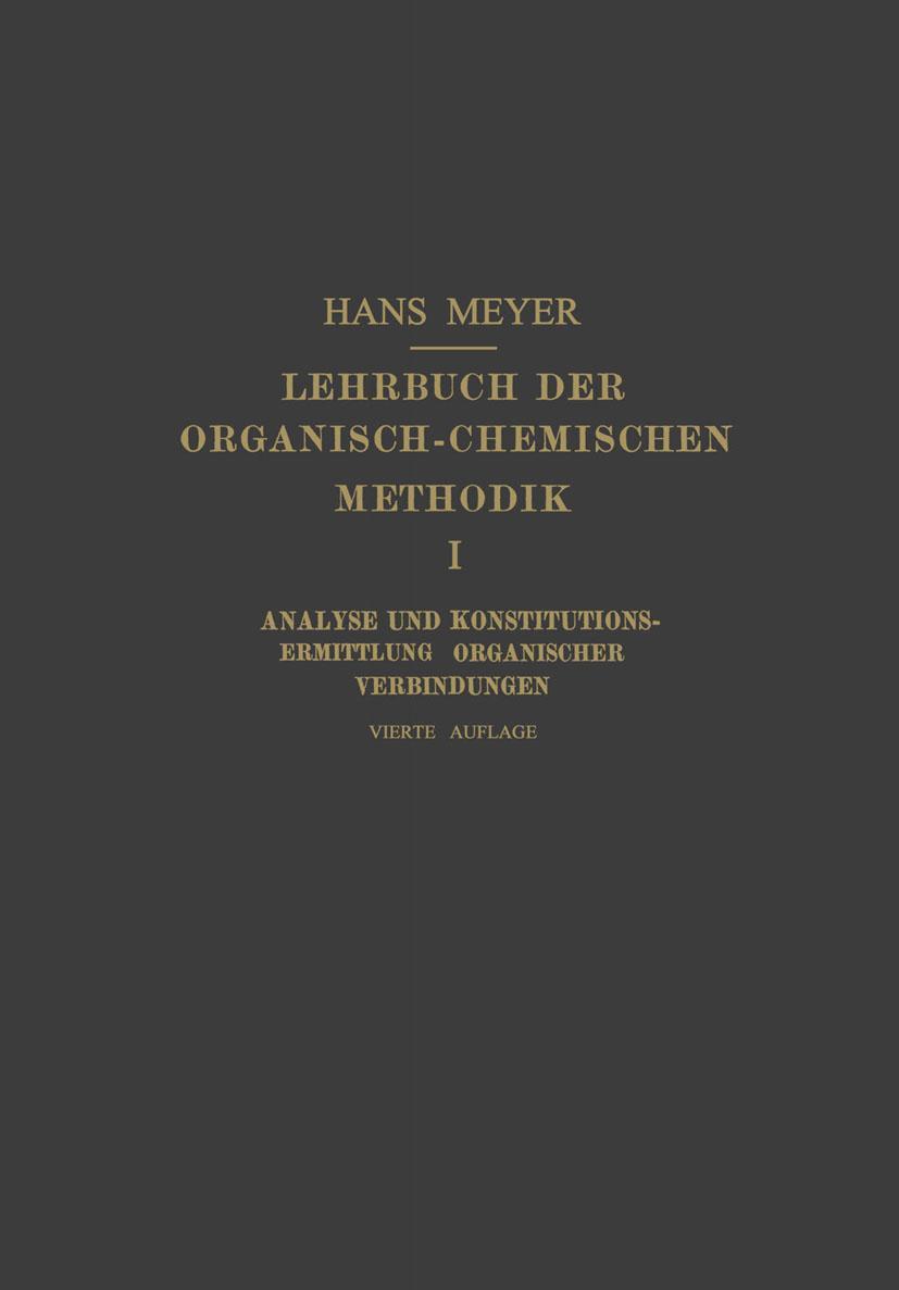 Vorderes Coverbild Lehrbuch der Organisch-Chemischen Methodik