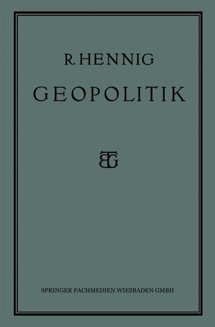 Vorderes Coverbild Geopolitik