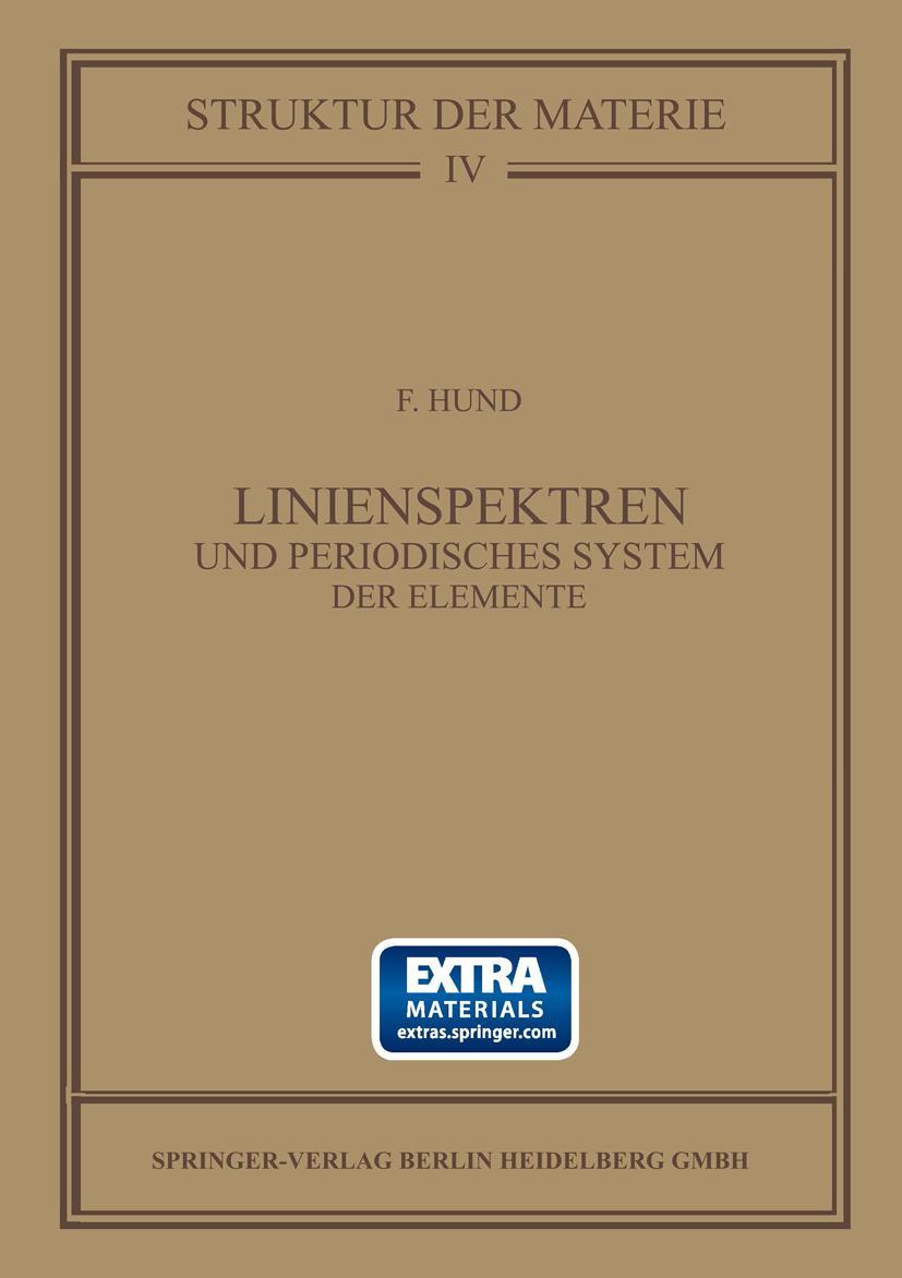 Vorderes Coverbild Linienspektren und Periodisches System der Elemente