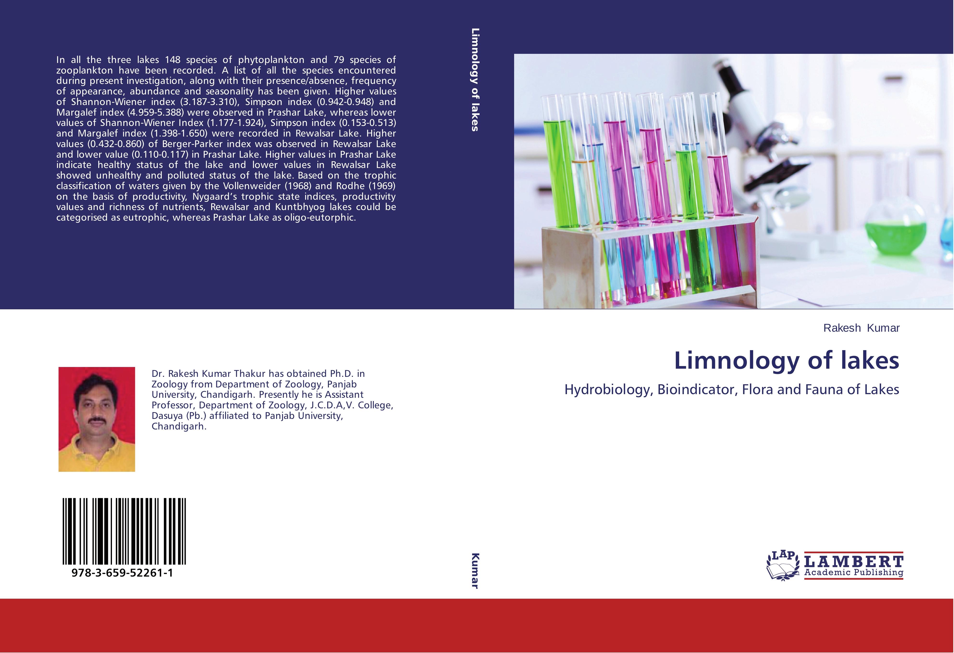 Vorderes Coverbild Limnology of lakes