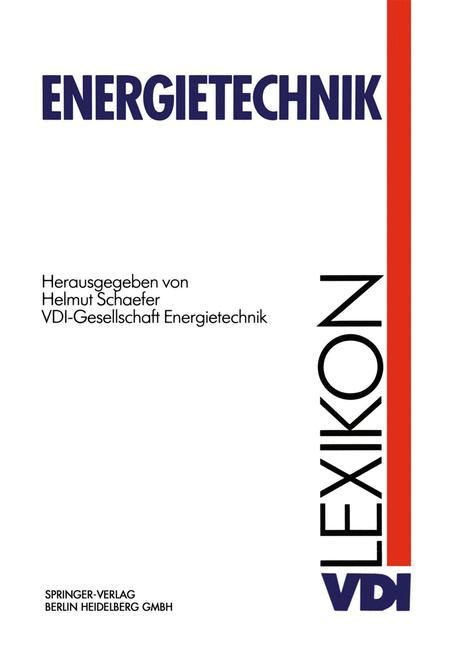 Vorderes Coverbild VDI-Lexikon Energietechnik