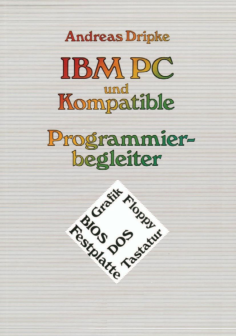 Vorderes Coverbild IBM PC und Kompatible Programmierbegleiter