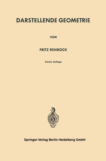 Vorderes Coverbild Darstellende Geometrie