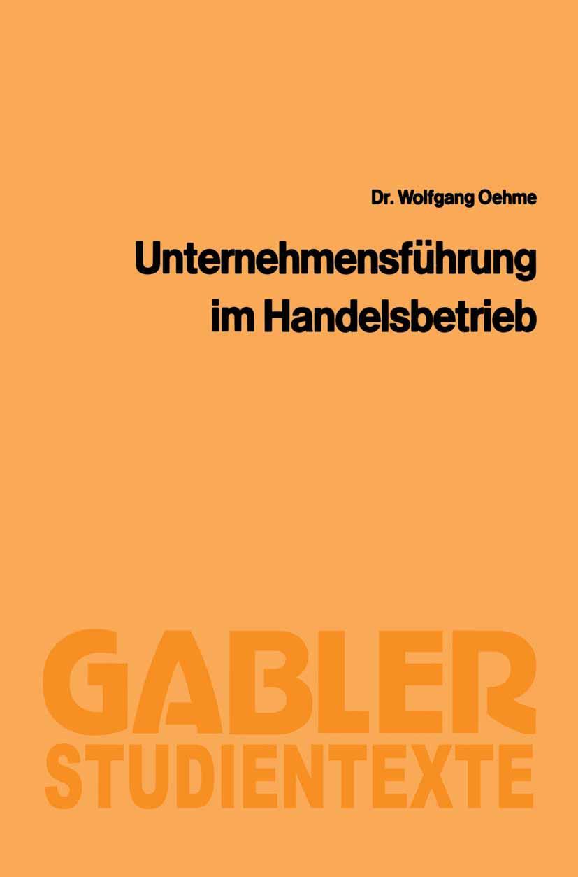 Vorderes Coverbild Unternehmensführung im Handelsbetrieb