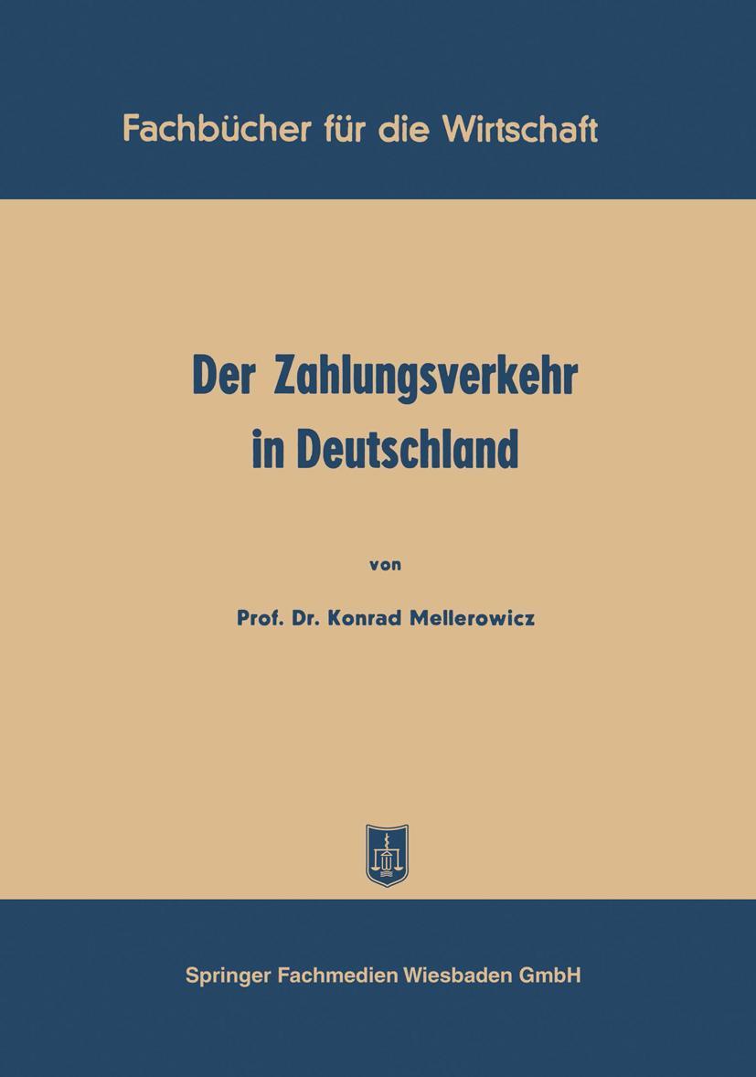 Vorderes Coverbild Der Zahlungsverkehr in Deutschland