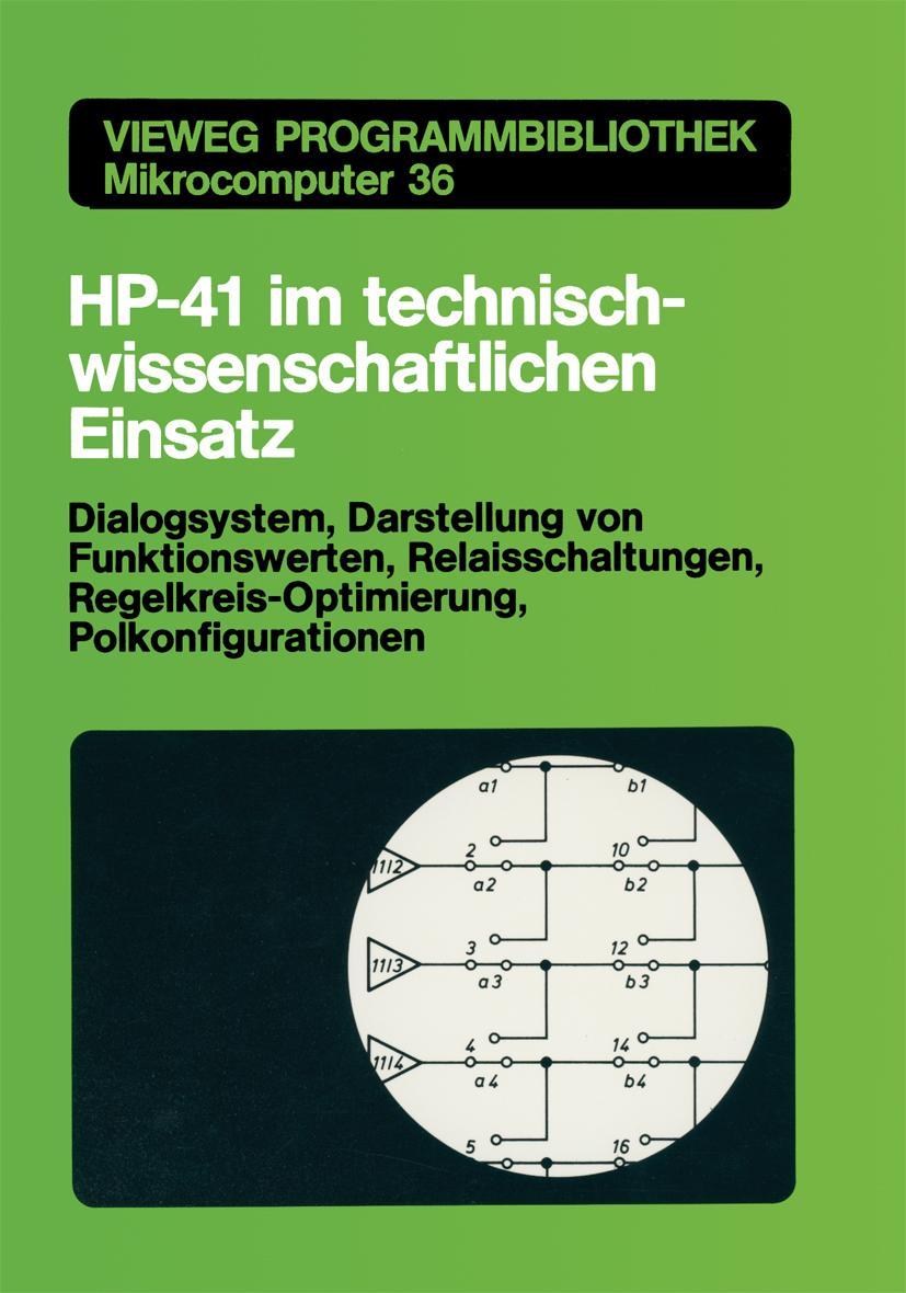 Vorderes Coverbild HP-41 im technisch-wissenschaftlichen Einsatz