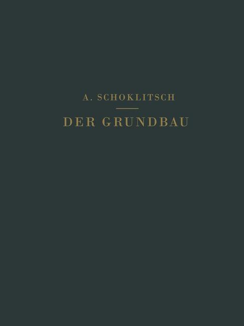 Vorderes Coverbild Der Grundbau