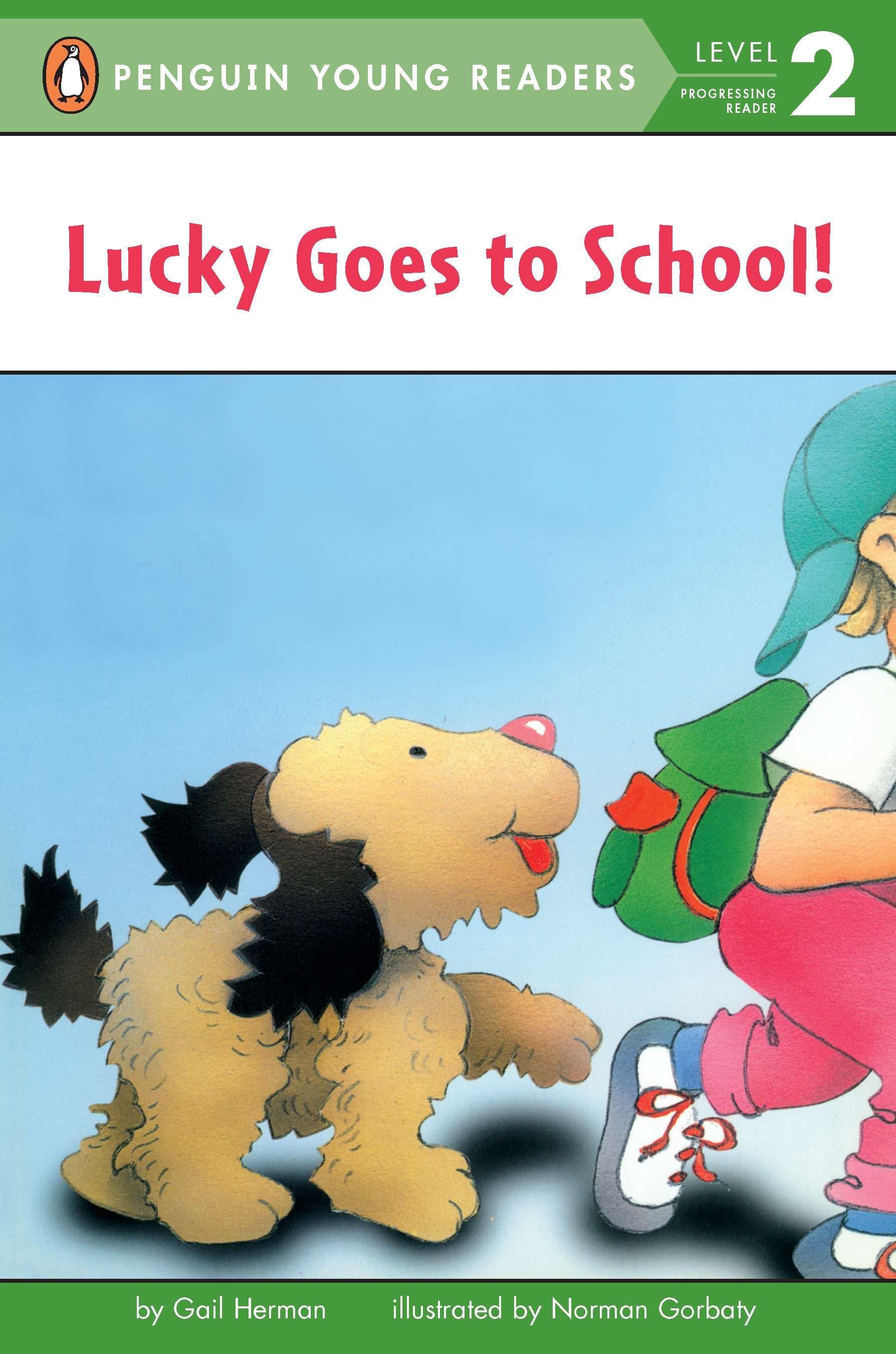 Vorderes Coverbild Lucky Goes to School